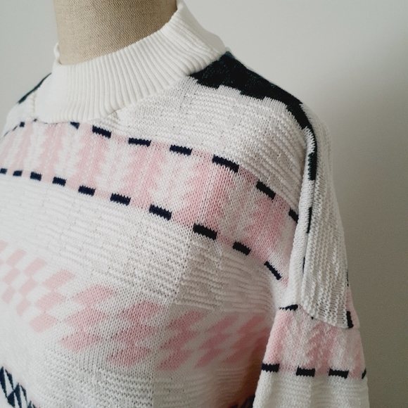 Vintage Fair Isle Style Sweater (Boho) - Picture 2 of 4
